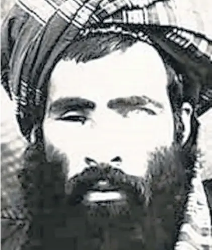  ?? EFE ?? Líder. Una de las pocas imágenes que se conocieron del mullah Omar, sin fecha precisa ni lugar.