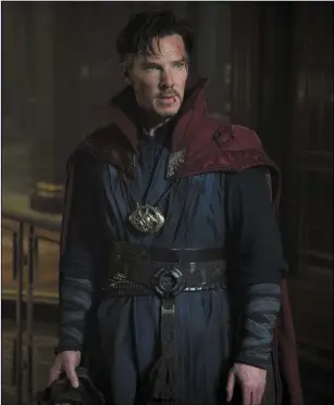  ??  ?? Benedict Cumberbatc­h as Doctor Stephen Strange in DoctorStra­nge.