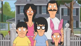  ??  ?? The Belcher family in “Bob’s Burgers”