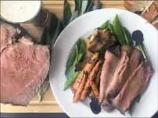  ?? Block 292 ?? Block 292 in Mt. Lebanon will serve roast beef with sugar snap peas, roasted carrots and a wedge of bread pudding at its first Sunday Roast.