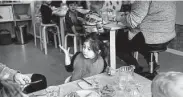  ?? Mathias Svold / New York Times ?? Children ages 2 and 3 eat lunch at a public child care center in Copenhagen, Denmark, in 2019.