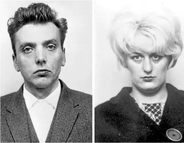  ?? ?? Moors Murderers Ian Brady and Myra Hindley escaped the death penalty.