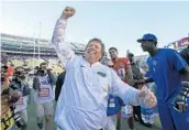  ?? JONATHAN BACHMAN/GETTY IMAGES ?? Coach Jim McElwain believes the Florida Gators will be prepared during the Outback Bowl. UF will enter the game on a losing streak after Saturday’s 54-16 loss to Alabama.