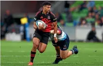  ?? GETTY IMAGES ?? Crusaders pivot Richie Mo’unga is one of a bunch of All Blacks rested this week.