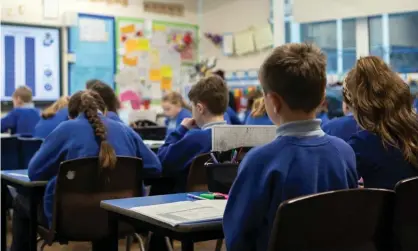  ?? Photograph: Danny Lawson/PA ?? ‘The government simply does not appear to have a grip’ on rising cases in schools, says the head of the National Associatio­n of Head Teachers.