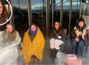  ?? ?? From top, Emily, Connie and Sarah are all excited for the show tonight