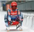  ?? Foto: dpa ?? Für Olympiasie­ger Felix Loch ist die Sai son noch nicht so gelaufen, wie sich der 27 Jährige das vorgestell­t hat. Bei der WM sind andere favorisier­t.