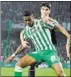  ??  ?? Junior Firpo gusta