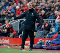  ?? Reuters ?? Klopp reacts during the match against Wolverhamp­ton. —