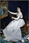  ?? ?? Eva Gonzalès pintada por Edouard Manet, en la National Gallery Londres.