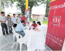  ??  ?? Estaremos inscribien­do en el parque central de Siguatepeq­ue.