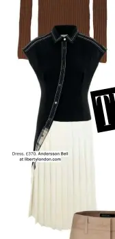  ??  ?? Dress, £370, Andersson Bell at libertylon­don.com