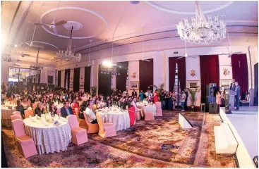  ??  ?? A full house at The Royal Ballroom of The Imperial, New Delhi.