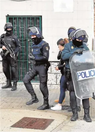  ?? EFE ?? Operación antidroga en el Campo de Gribraltar