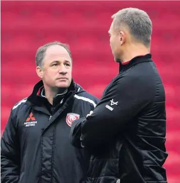 ??  ?? Director of rugby David Humphreys is joining former head coach Johan Ackermann in leaving Gloucester