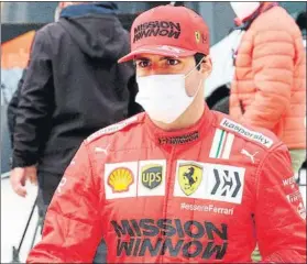  ?? FOTO: EFE ?? Caros Sainz, primera carrera en casa de Ferrari vestido de rojo