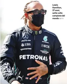  ?? GETTY ?? Lewis Hamilton, 37 anni, sette volte campione del mondo