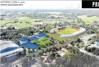  ??  ?? The FEM Stadium in Laoag is a stadium park that allows for free and open access and acts as a public space multiplier by connecting with the adjacent park and campus.