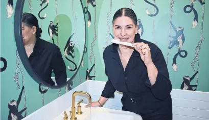  ?? ALEKSANDRA JASSEM ?? Andrea Gelinas, of Gelinas Dental Studio, says letting good habits lapse can compound issues that arise from missed cleanings.