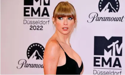  ?? ?? Taylor Swift at the MTV Europe Music Awards on Sunday. Photograph: Rex/Shuttersto­ck