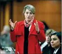  ?? CP PHOTO JUSTIN TANG ?? Minister of Foreign Affairs Melanie Joly speaks in the House of Commons on Thursday.