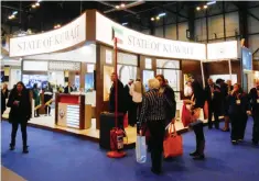  ??  ?? Kuwaiti pavilion at the 35th Internatio­nal Tourism Trade Fair (FITUR 2015) in Spain.