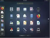  ??  ?? There’s plenty of software options in Fedora 27.