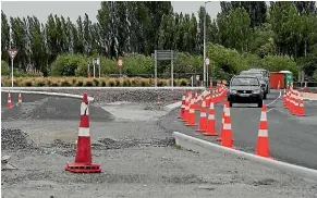  ?? CHRIS SKELTON/STUFF ?? Part of the new northern corridor motorway will have a bus lane trialled for three months from February.