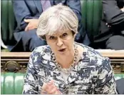  ?? GETTY-AFP ?? Prime Minister Theresa May says Brexit will be handled with care in regard to EU citizens living in the U.K.