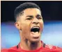  ??  ?? ● Marcus Rashford