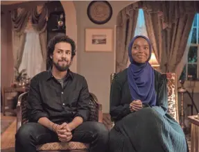  ?? CRAIG BLANKENHOR­N/HULU ?? Ramy (Ramy Youssef) explores his own flaws in Season 2 of Hulu’s smart and sometimes sad comedy, sometimes with the help of Zainab (MaameYaa Boafo) on “Ramy.”