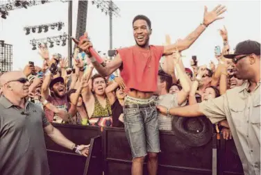  ?? Kevin Winter 2014 ?? Rapper Kid Cudi performs at Coachella Valley Music & Arts Festival in 2014. His album “Entergalac­tic” is the companion to his Netflix animated series of the same name.