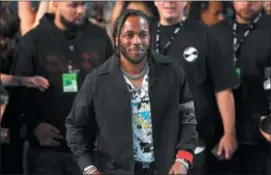  ?? PHOTO BY CHRIS PIZZELLO — INVISION — AP, FILE ?? In this file photo, musician Kendrick Lamar arrives at the MTV Video Music Awards in Inglewood On Monday Lamar won the Pulitzer Prize for music for his album “Damn.”