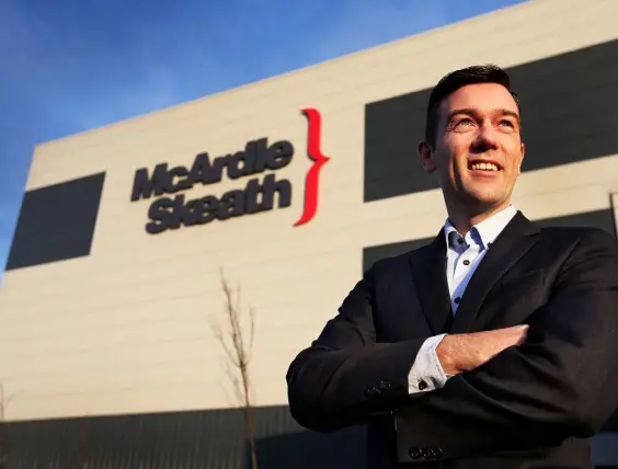  ??  ?? Micheál McArdle, CEO of McArdle Skeath. Picture: Steve Humphreys