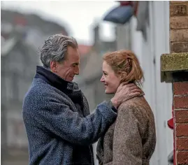  ??  ?? Daniel Day-Lewis and Vicky Krieps star in Phantom Thread, set amid the beauty and elegance of the 1950s fashion world.