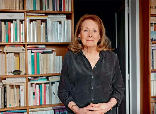  ?? FRANCESCA MANTOVANI-GALLIMARD VÍA REUTERS ?? La escritora francesa Annie Ernaux, Premio Nobel de Literatura 2022, en Francia..