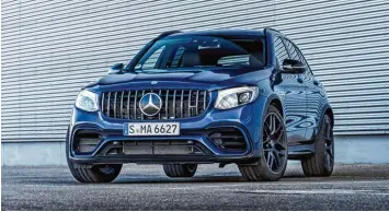  ?? Foto: Daimler AG ?? Noch Fragen? Der Mercedes AMG GLC 63 steht für alles, wofür die einen diese sehr spezielle Fahrzeugga­ttung hassen – und die anderen sie lieben.