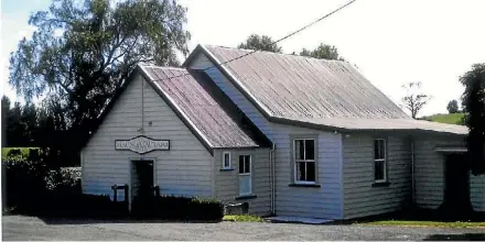  ?? SUPPLIED ?? Built to last in 1911, The Maungataut­ari Hall still stands as a testament to the residents in the district.