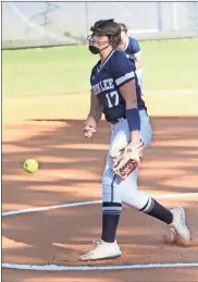  ?? Scott Herpst, file ?? Freshman pitcher Sydney Garrett hurled a three-inning perfect game in a big Gordon Lee win at Drew Charter School last Thursday.