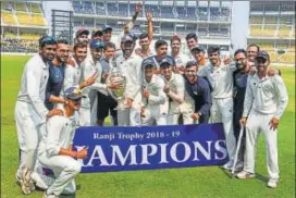  ??  ?? Vidarbha are seeking to become the first team since Mumbai to win three-back-to-back titles.
PTI
