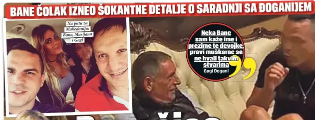  ??  ?? Na putu za Makedoniju: Bane, Marijana
i Gagi