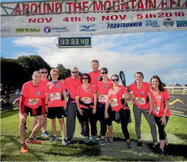  ??  ?? Themed/Costumed team.
The first 50 teams to enter will also go in a draw for a free team banquet at India Today. New Plymouth teams, however, need the whole team to individual­ly pop into the Frontrunne­r store and sign on alongside the legs they are...