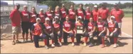  ?? Contribute­d photo ?? The Stratford Brakettes won the Women’s Major Softball National Championsh­ip for the third year in a row on Sunday.
