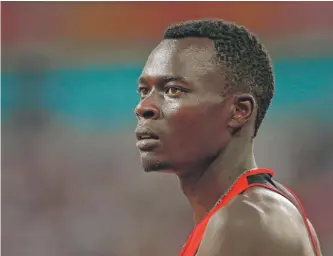  ?? CAMERON SPENCER/GETTY IMAGES ?? Kenya’s Nicholas Bett won gold in the 400-meter hurdles at the 2015 world championsh­ips in Beijing. It was a breakthrou­gh victory for his country.