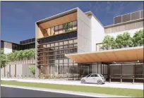  ?? HGA PHOTO ILLUSTRATI­ON ?? The Adolescent Psychiatri­c Facility and Behavioral Health Services Center is expected to be completed in the fall of 2025.