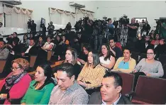  ??  ?? En la conferenci­a de prensa estuvieron presentes los distintos medios de comunicaci­ón nacionales.