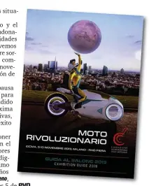  ??  ?? Cartel del Salón de la Moto de Milán 2019