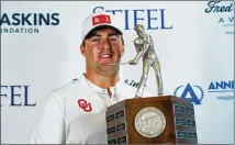  ?? COURTESY ?? Chris Gotterup of the University of Oklahoma won the 2022 Fred Haskins Award given to the best player in college golf.