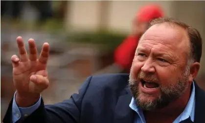  ?? Photograph: Mike Segar/Reuters ?? Alex Jones in court in Connecticu­t in October.