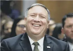  ??  ?? 0 Mike Pompeo travelled to Pyongyang for the meeting